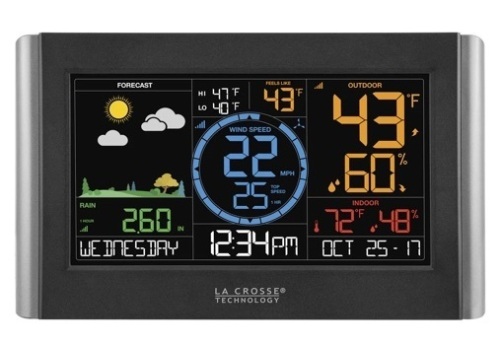 Lacrosse Remote Monitoring Weather Station, Untested, Appears new, Retail 203.95
