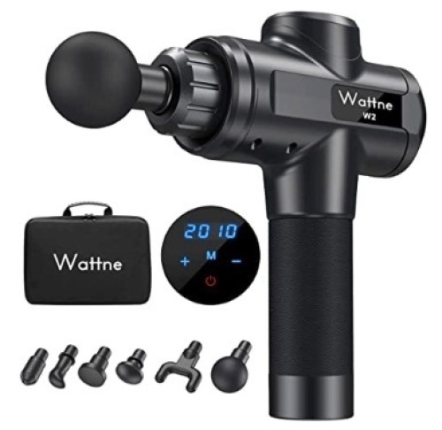 Wattne Massage Gun, Powers Up, E-Commerce Return, Retail 85.99