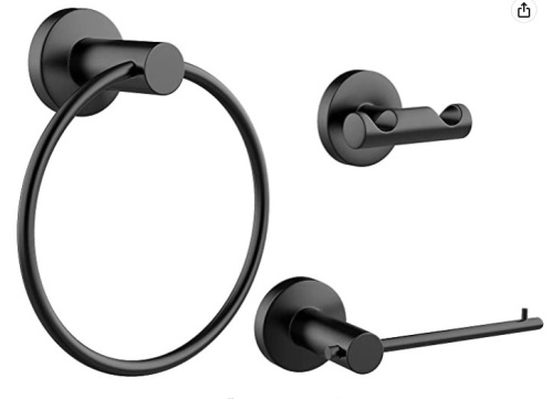 Bathroom Towel Holder Set, Appears new, Retail 10.99