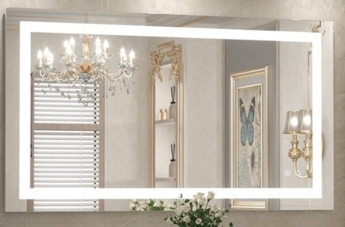 LED Mirror with Lights 40 x 24" Bathroom Vanity Mirror, New, Untested, Retail - $179.99