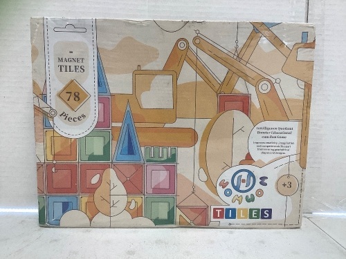 Homwom Magnet Tiles Toy, New