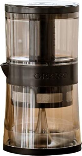 G-Presso Gyro-pressed Automatic Hot & Iced Portable Coffee Maker for Cold Brew, Espresso Extractor Machine Travel and Tea Maker Just 4 Minutes 3 to 5 Servings of Rich Crema BPA Free Rotary Pressure Extraction Technology - Lot 2625