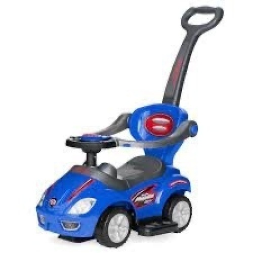 3-in-1 Kids Push Car w/ Handle and Horn - Lot 2677