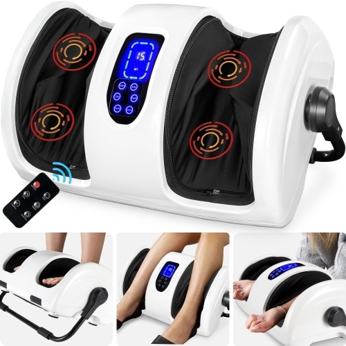 Reflexology Shiatsu Foot Massager w/ High-Intensity Rollers, Remote Control - Lot 2688