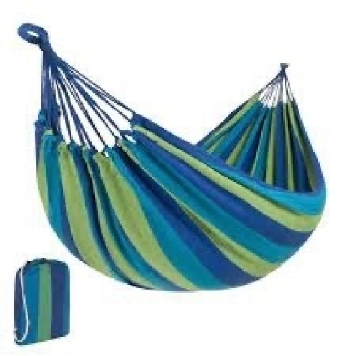 2-Person Brazilian-Style Double Hammock w/ Portable Carrying Bag - Lot 2690