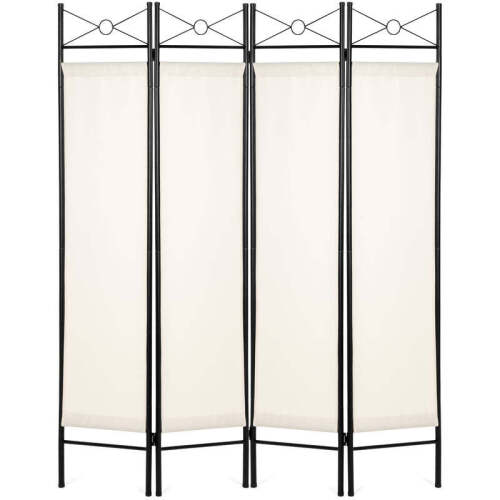 4-Panel Folding Privacy Screen Room Divider Decoration Accent, 6ft - Lot 2783