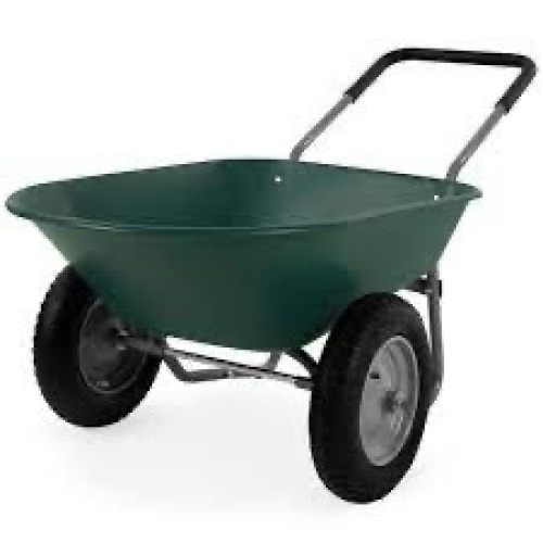 Dual-Wheel Wheelbarrow Garden Cart - Lot 2860