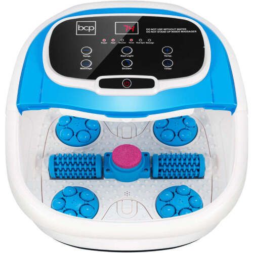Automatic Heated Shiatsu Massage Foot Bath Spa w/ Pumice Stone - Lot 2861