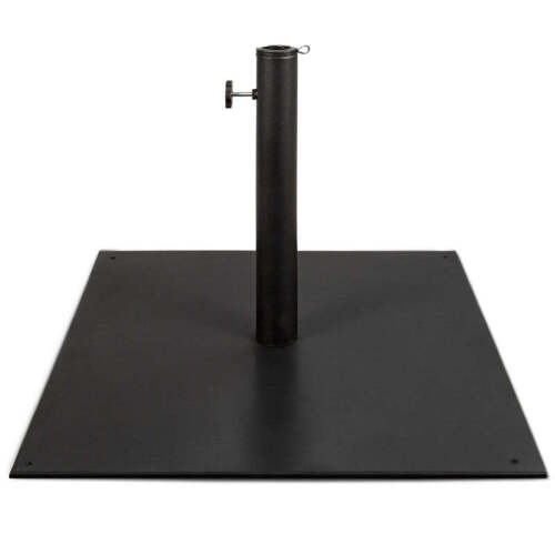 Steel Umbrella Base, Patio Stand w/ Tightening Knob & Anchor Holes - 38.5lb - Lot 2862