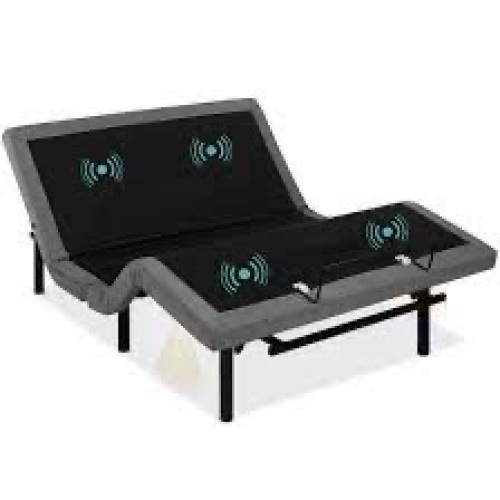 Adjustable Bed Base with Massage, Remote, USB Ports - Lot 2886