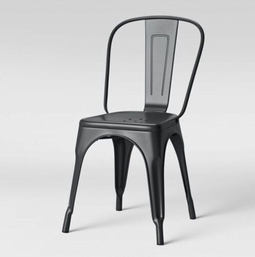 Carlisle High Back Dining Chair, Matte Black - Lot 191