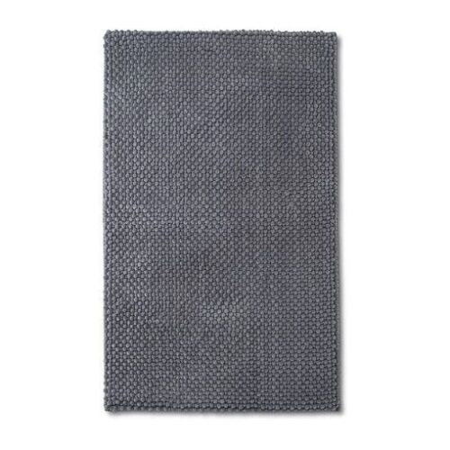 Case of (4) Low Chenille Memory Foam Bath Rug, Radiant Gray - Lot 276