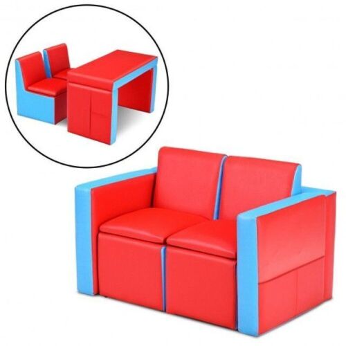 Multi-Functional Kids Sofa Table Chair Set  - Lot 524