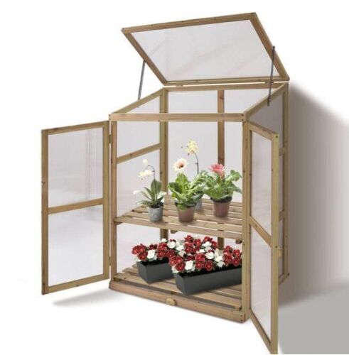 Portable Wooden Greenhouse - Lot 552