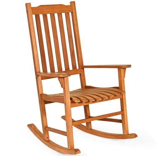 Outdoor Eucalyptus Rocking Chair  - Lot 563