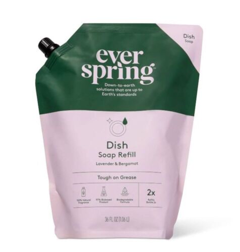 Case of (6) Everspring Dish Soap Refill, Lavender & Bergamot, 36 fl oz - Lot 794