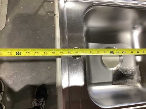 Dayton D117191 Single Bowl Top Mount Stainless Steel Bar Sink, 17 X 19 - Lot 963