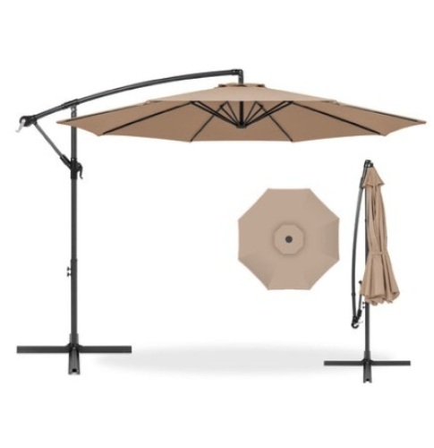 Offset Hanging Patio Umbrella - 10ft, Used  - Lot 1030