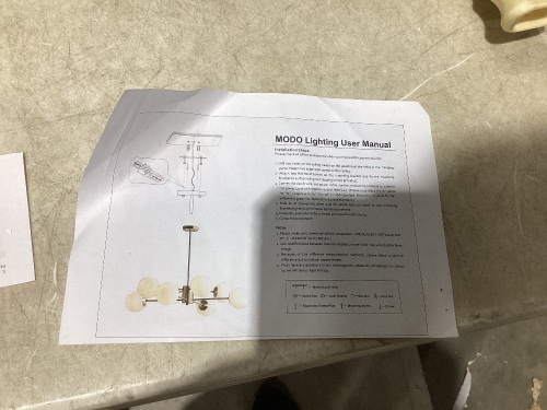 MODO Ligting Fixture, Unknown if Complete. - Lot 1053