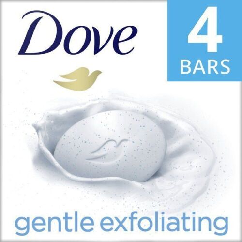 Case of (18) Dove Beauty Bar Gentle Exfoliating With Mild Cleanser, 4 Bars - Lot 875
