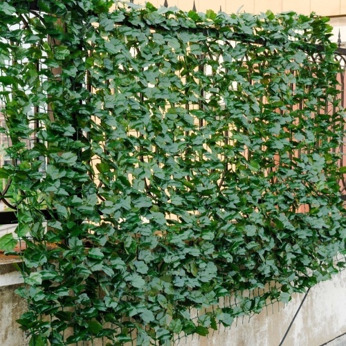 Faux Ivy Leaf Decorative Privacy Fence-59" X 118" GT3048  - Lot 488