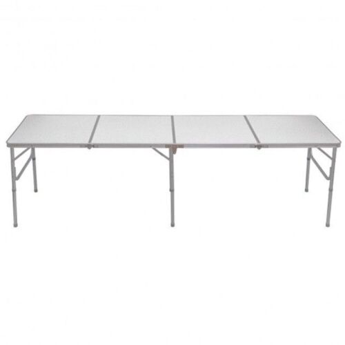 8' Aluminum Folding Picnic Camping Table  - Lot 815