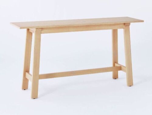 Threshold Anaheim Wood Console Table, Natural  - Lot 52