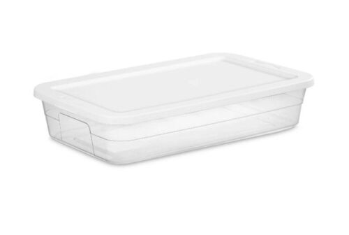 Case of (5) 41qt Clear Under Bed Storage Box - Lot 271