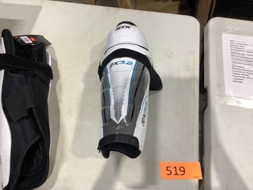 STX HP SG30 SR 13 WE/BE Ice Hockey Surgeon RX3 Shin Guards - Lot 519