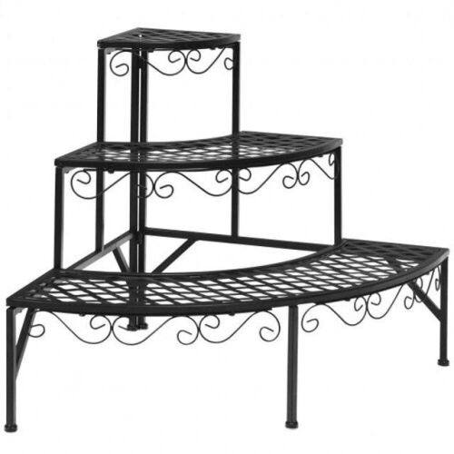 3 Tier Metal Corner Plant Display Rack - Lot 122