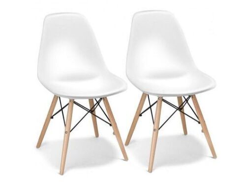Set of 2 Mid Century Modern DSW Dining Side Chairs - Lot 564