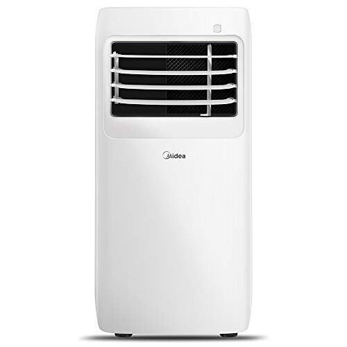 MIDEA 3-in-1 Portable Air Conditioner, Dehumidifier, Fan, for Rooms up to 150 sq ft, 8, 000 BTU with Remote , White - Lot 46
