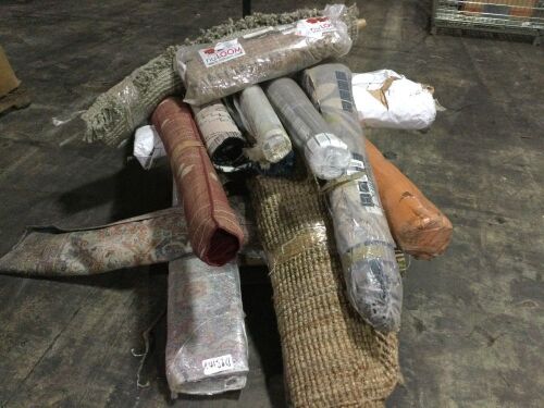 Pallet of Rugs, Various Sizes/Styles - Lot 200