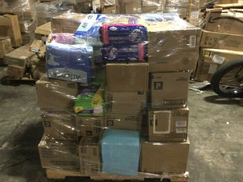 Pallet of Incontinence and Sanitary Products  - Lot 1032