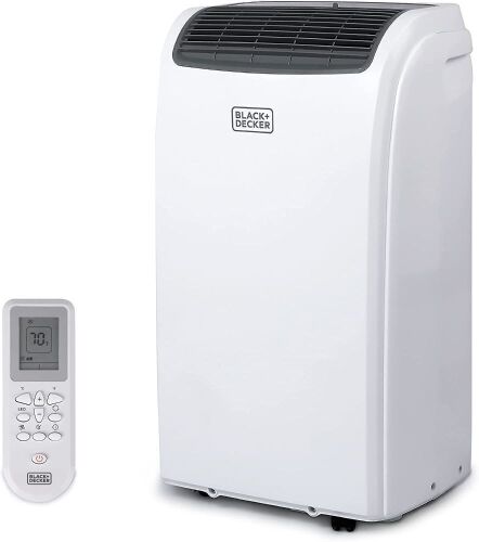 BLACK+DECKER BPACT12WT Large Spaces Portable Air Conditioner, 12,000 BTU, White - Like New - Lot 27