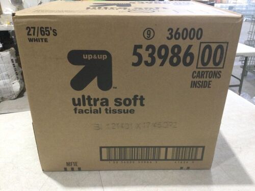 Case of Up & Up Ultra Soft Facial Tissue  - Lot 1202