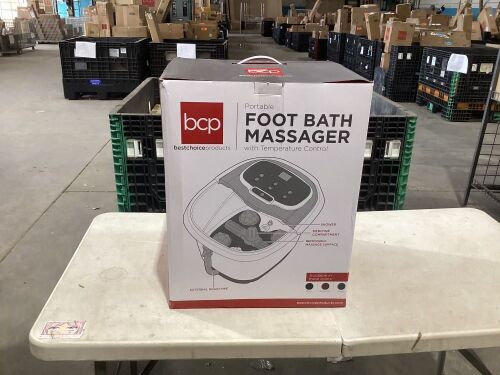 Portable Foot Bath Massager with Temperature Control  - Lot 1133