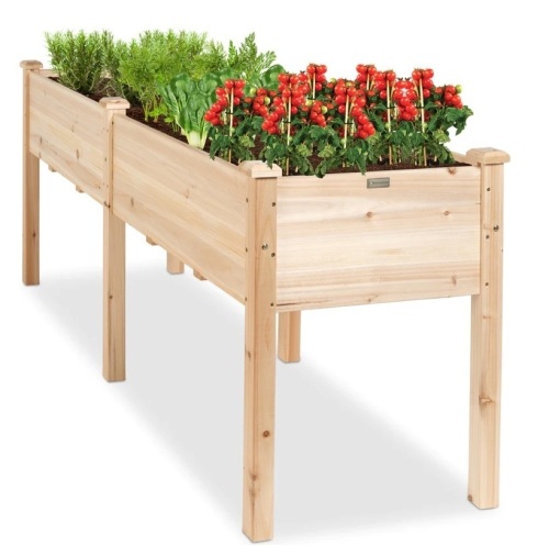 Raised Garden Bed, Elevated Wood Garden Planter Stand - 72x24x30in,APPEARS NEW - Lot 142