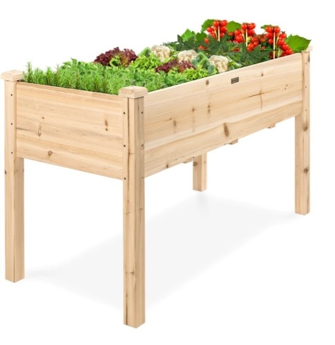 Raised Garden Bed, Elevated Wood Garden Planter Stand,NEW - Lot 189