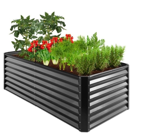 Outdoor Metal Raised Garden Bed for Vegetables, Flowers, Herbs - 6x3x2ft,E-COMMERCE RETURN - Lot 144