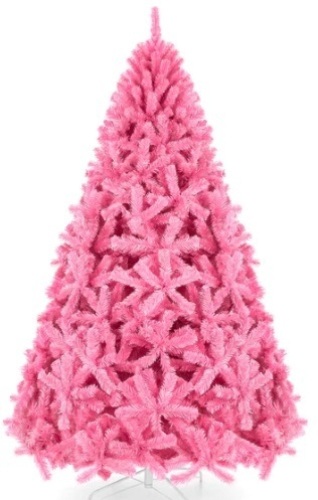 Pink Artificial Fir Christmas Tree w/ Foldable Stand,APPEARS NEW  - Lot 170