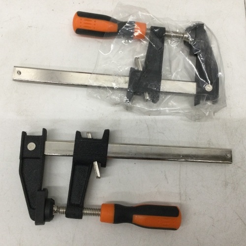 WEN 10206F2 Quick-Adjust 6-Inch Steel Bar Clamps with 2.5-Inch Throat and Micro-Adjustment Handle, Two Pack,E-COMMERCE RETURN - Lot 135