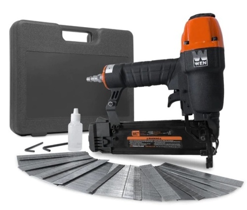 WEN 61723K 18-Gauge 3/8-Inch to 2-Inch Brad Nailer with Carrying Case and 2000 Nails,APPEARS NEW - Lot 236