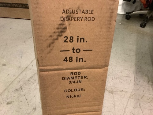 Adjustable Drapery Rod, Appears New - Lot 138