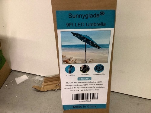 9ft LED Umbrella, Appears New - Lot 140