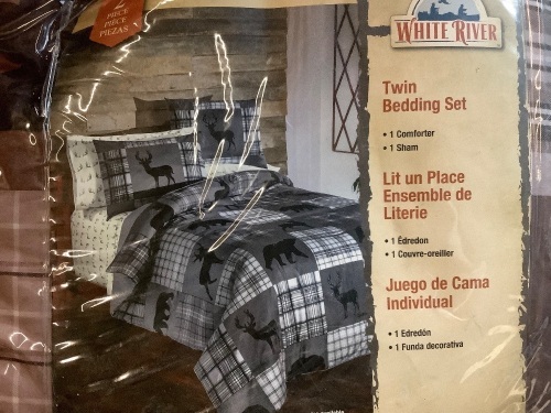 White River Twin Bedding Set, Appears New - Lot 201
