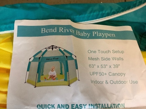 Bend River Baby Playpen, Appears New - Lot 212
