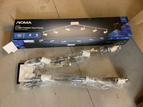 Noma 6 Light Foldable Track FIxture, Appears New, Untested - Lot 214