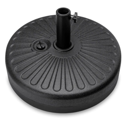 Plastic Patio Umbrella Base Pole Holder Accessory w/ Adjustable Knob, Appears New - Lot 224