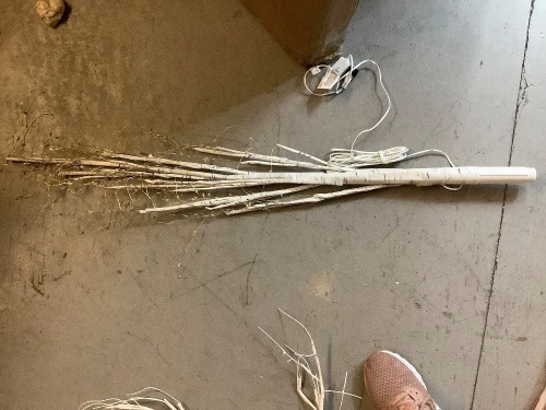 5ft White Birch Tree, Powers On, Appears New - Lot 231